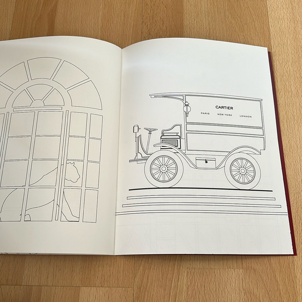 Cartier shopping bag, receipt holder, perfume samples and coloring book - Picture 14 of 16
